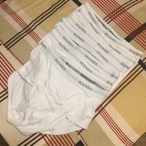 x7 Hanes underwear briefs white size medium mens